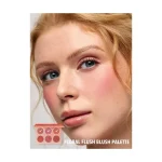 پالت رژگونه شیگلم مدل Floral Flush Blush Palette | پالت رژگونه حرفه‌ای با رنگ‌های طبیعی - تصویر 3